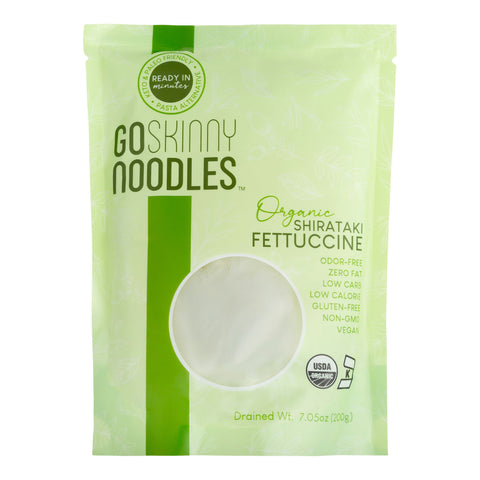 GoSkinny Noodles Fettuccine, front of package