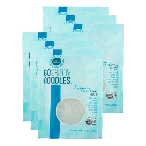 GoSkinny Noodles Rice 6 Pack, stack